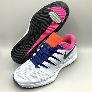 Nike Air Zoom Vapor X HC Tennis Shoes Half Blue